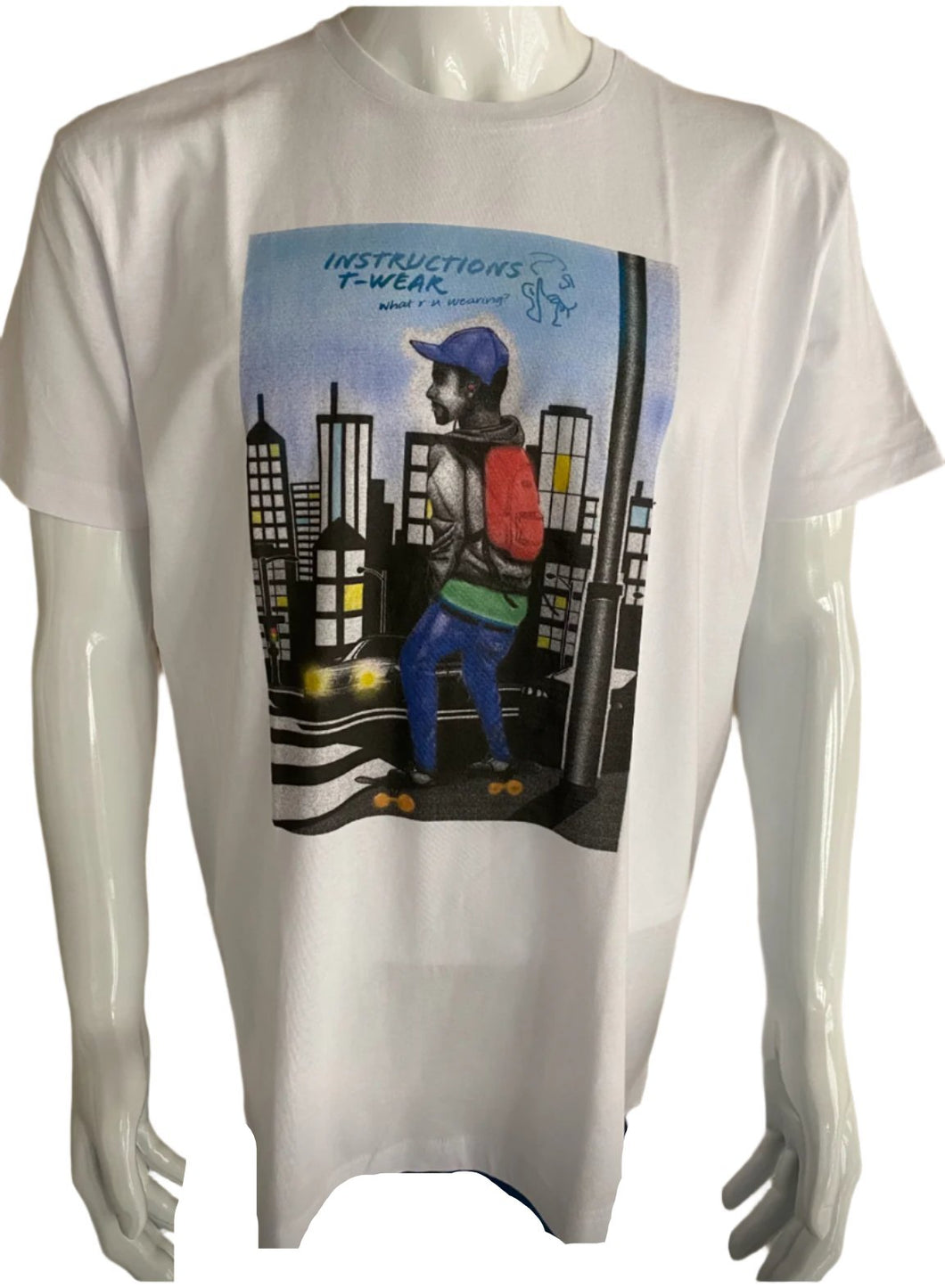 Lightweight Soft  T-Shirt Skater Multi Colored Image