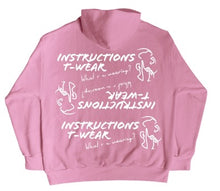 Load image into Gallery viewer, Pink Graphic Hoodie | Pink New Flash Hoodies | Instructions T-Wear
