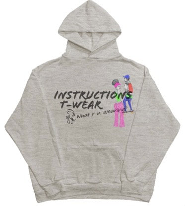 Oversize Graphic Hoodie | Looking Good 2 Gether | Instructions T-Wear