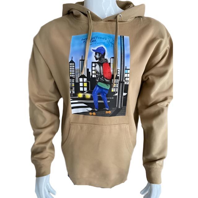 Skater Boy Hoodie | Tan Skater Boy Hoodie | Instructions T-Wear